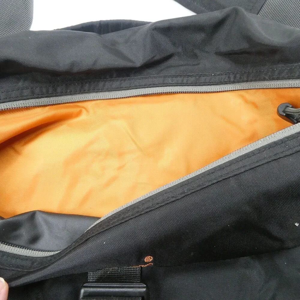 Eddie Bauer Messenger Laptop Bag Black Orange